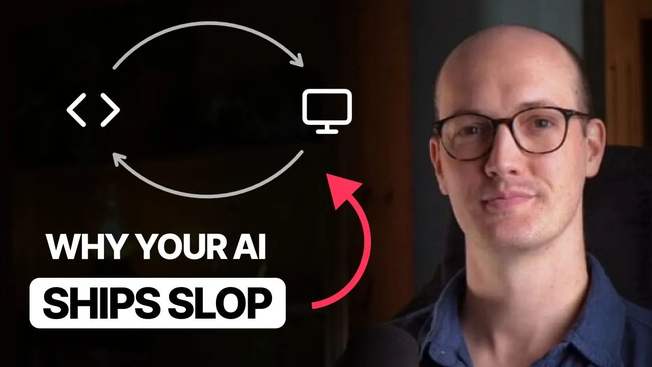 Frontend is HARDER for AI than Backend (Here's How to Fix It) — 為什麼 AI 寫前端比後端難（以及解決方案）